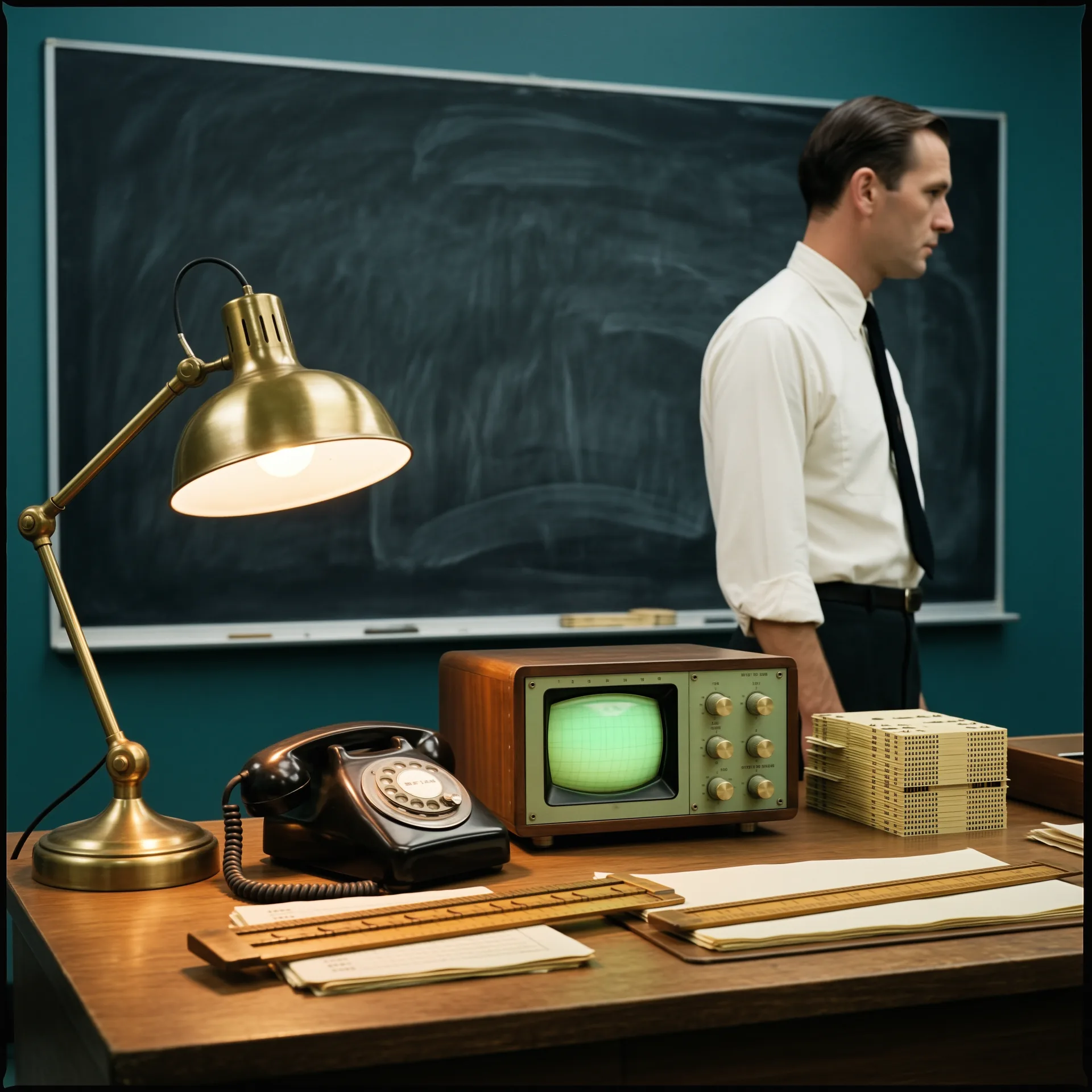 1956 年 Bell Labs（AI 生成）